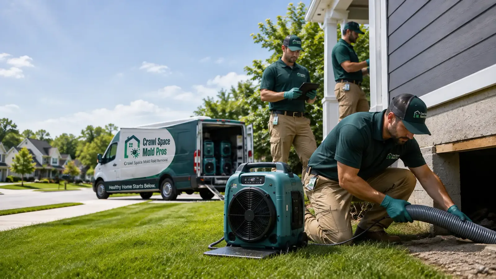 Crawl Space Mold Removal in Auburn, NH